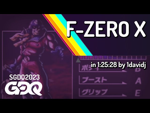 F-Zero X by 1davidj in 1:25:28 - Summer Games Done Quick 2023