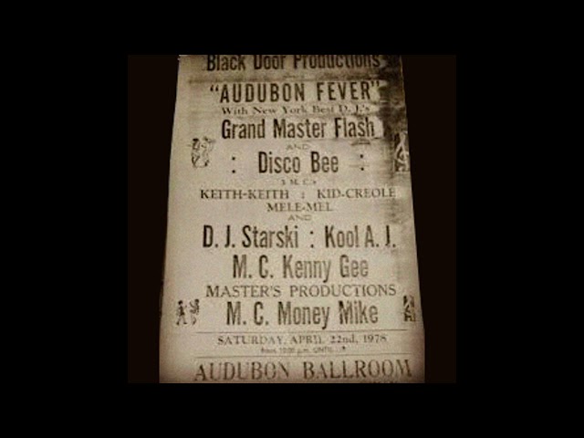 Grandmaster Flash and The 4 MC's - Live @ the Audubon Ballroom NYC (12/23/1978) (Full Performance)