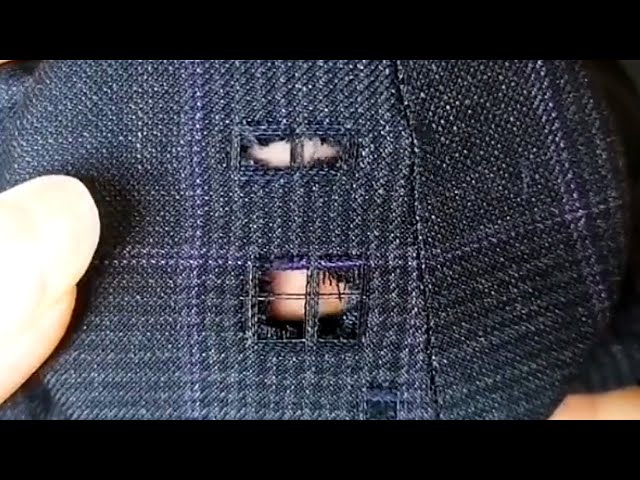 Only A Sewing Needle Invisibly Repair Holes in Clothes at Home Yourself