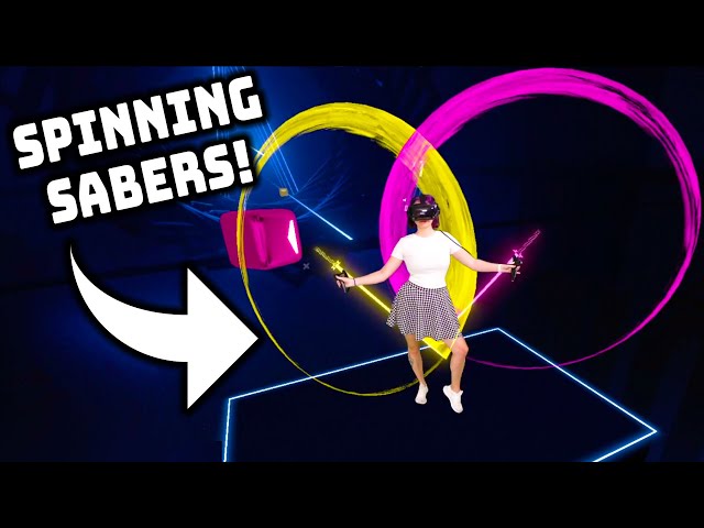 How to get SPINNING SABERS in Beat Saber! - QUEST & PC