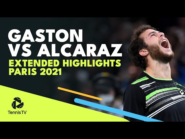 Hugo Gaston vs Carlos Alcaraz: EPIC Comeback! | Paris 2021 Highlights