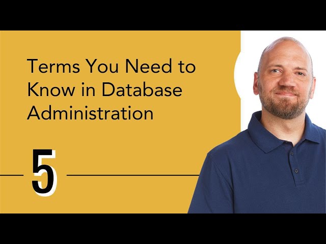 Terms You Need to Know in Database Administration