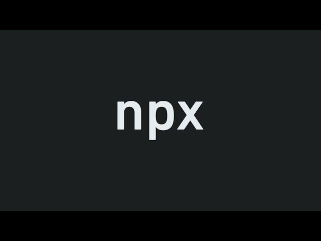 1 minute coding tip: npx to make it easier to run npm binaries from your JS project