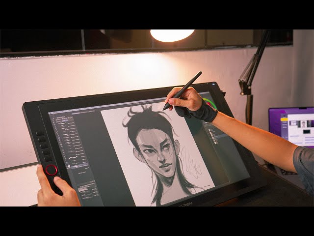 I tried this HUGE drawing tablet  XP-Pen 24 Pro   ( Artist review )