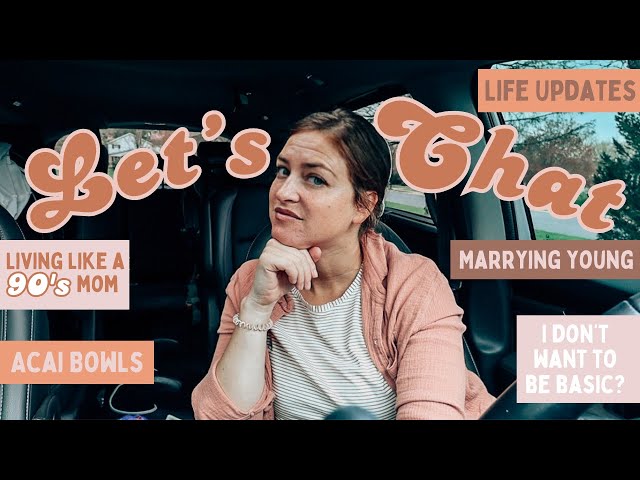 CAR CHAT: life updates, marriage thoughts + living life like a 90's mom? | Mennonite Mom Life