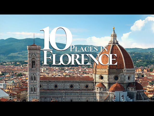 10 Most Beautiful Places to Visit in Florence Italy 4K 🇮🇹 | Top Florence Attractions