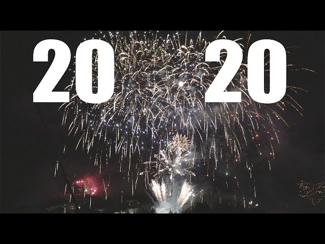 COURCHEVEL NEW YEARS FIREWORKS 2020 - COURCHEVEL VLOG S4E06
