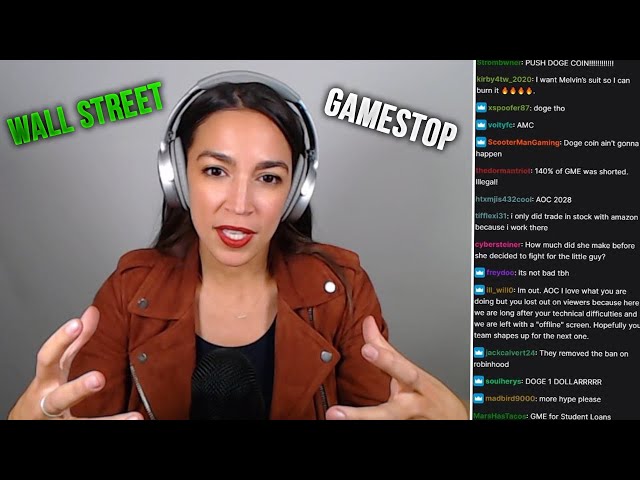 AOC talks about Gamestop and Wall Street