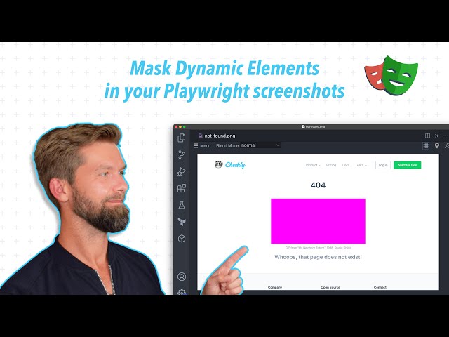 How to mask dynamic elements in Playwright screenshots
