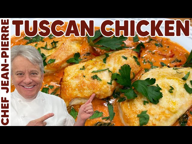 Tuscan Chicken Quick and Easy Recipe | Chef Jean-Pierre