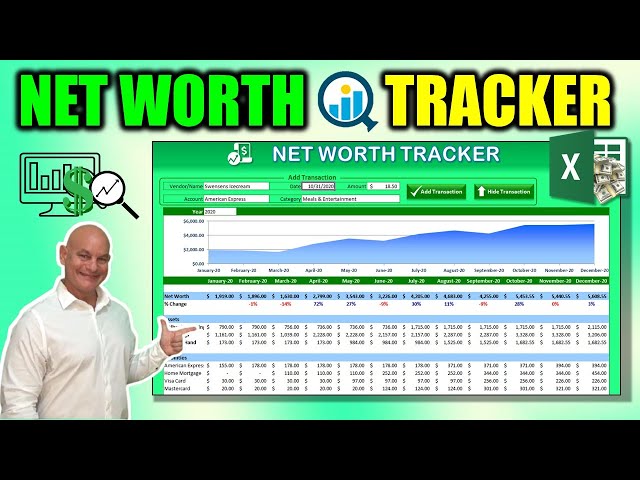Learn How To Create This Excel Net Worth Tracker In Less Than 1 Hour [Free Download Included]