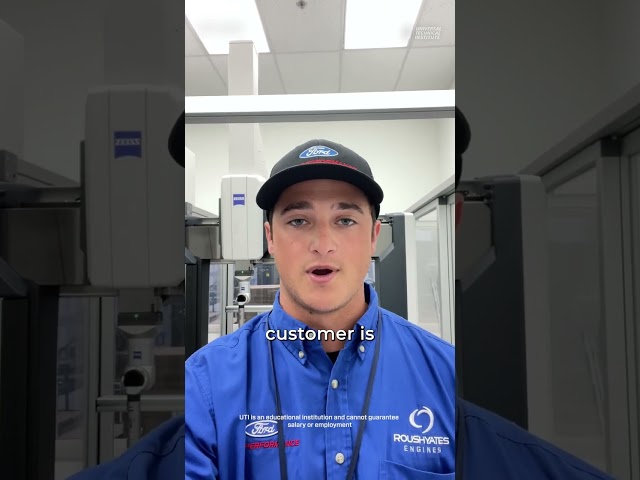Meet Ben, who now works as a CMM programmer at Roush-Yates Manufacturing Solutions. #shorts #cnc