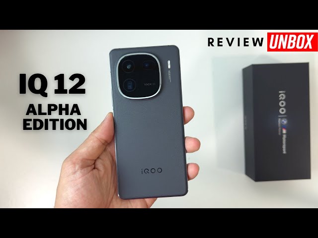 IQOO 12 Alpha Edition Unboxing | Review