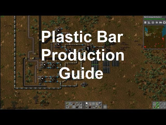 Factorio - How To: Plastic Bar Production Guide / Tutorial