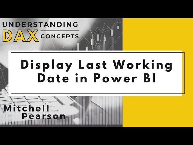 Filter your Power BI Report to the last working date using DAX! [Two simple solutions] ❗