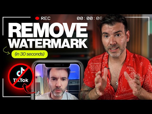 EASY Hack To REMOVE TikTok Watermark In 30 Seconds (2024 Tutorial)