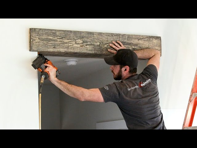 DIY Rustic Wood Beams
