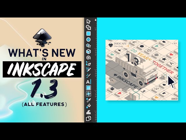 What's New in Inkscape 1.3 ("The Big One") | FULL Features Overview
