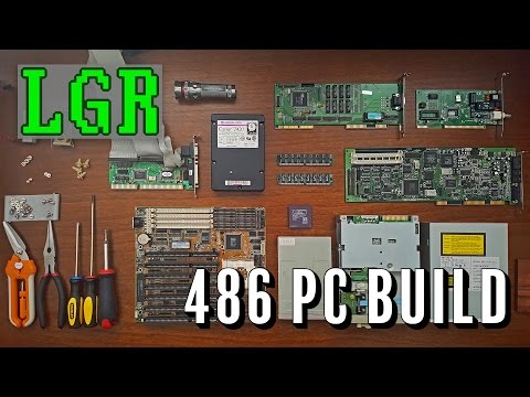 Building a 486 DOS PC! The LGR Woodgrain 486