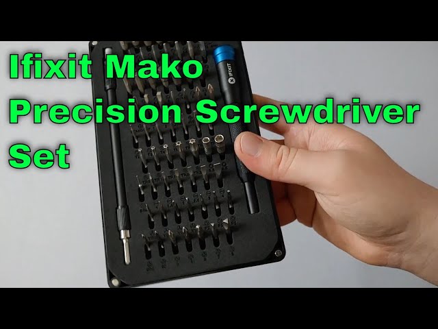 Screwdriving Masterclass: iFixit Mako Precision Screwdriver 64 Bit Set