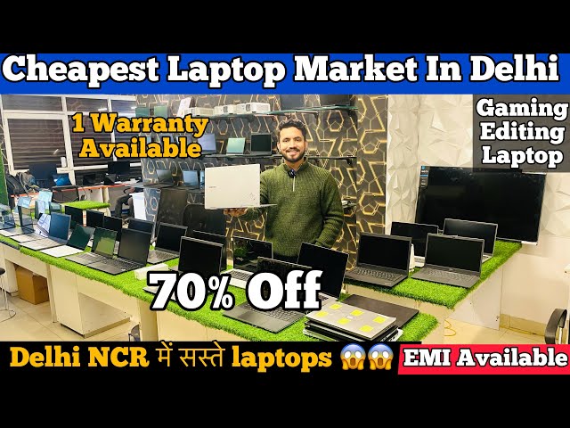 Cheapest Laptop Market  in Delhi | Ghaziabad laptop market | branded laptops in low price