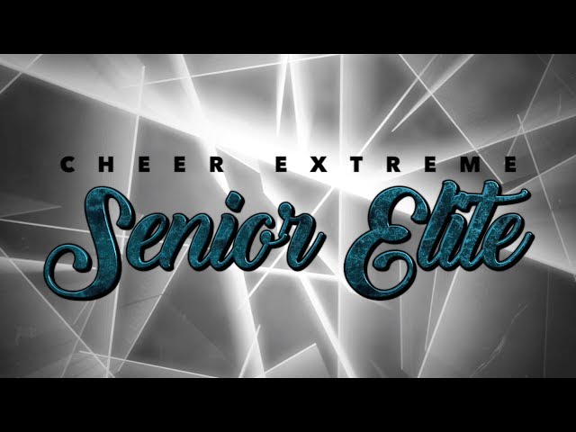 Cheer Extreme Senior Elite 2018-19