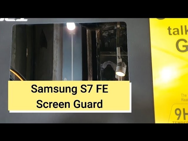 How to Apply screenguard/temperedguard on SAMSUNG S7FE TABLET #samsung #tablet #howto #diy #learning