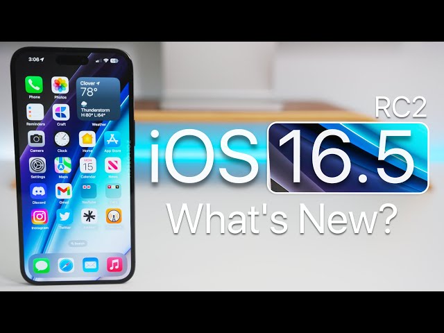 iOS 16.5 RC2 Is Out! - What's New?
