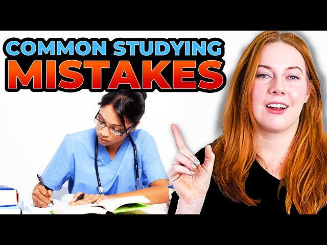 MISTAKES in Studying for Medical-Surgical Nursing Exams I Study tips UPDATED 2022