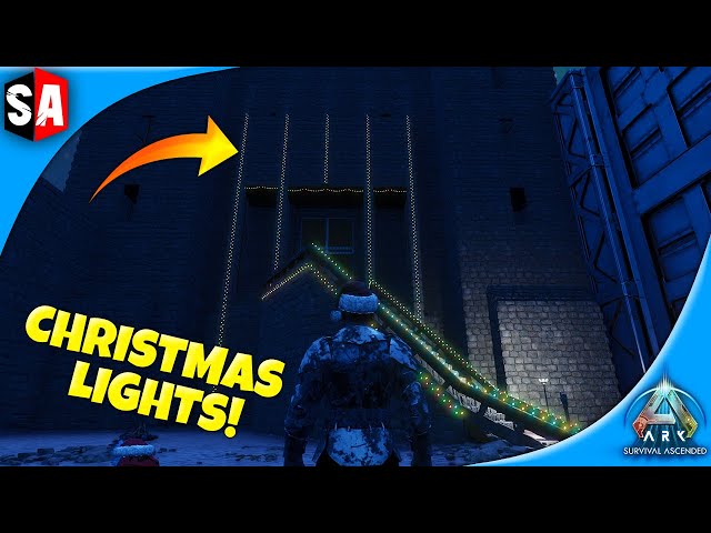 How To Craft Christmas Lights | Ark Survival Ascended