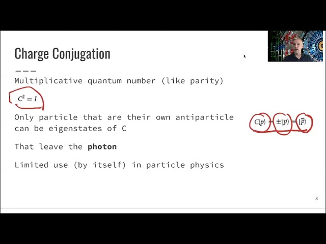 L2.4 Symmetries: Charge Conjugation