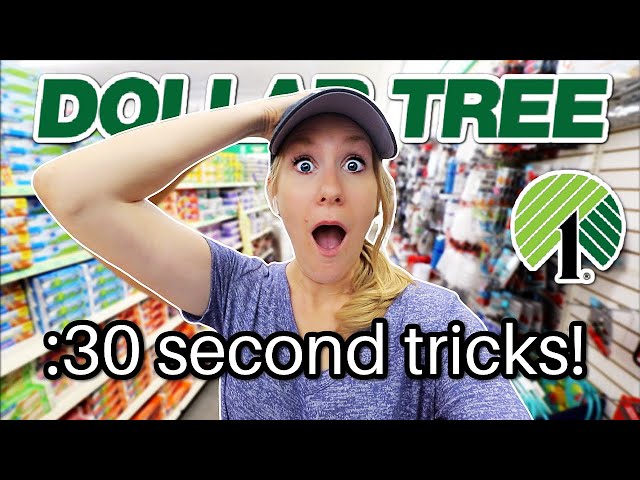 GENIUS :30 SECOND DOLLAR TREE HOME SECRETS! (you need to try now!) 😱