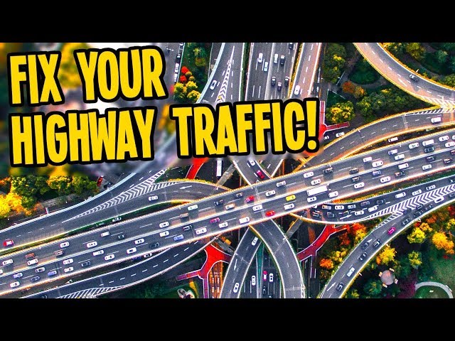 From RAMMED Highways to FREE FLOWING Roads in Cities Skylines!!!