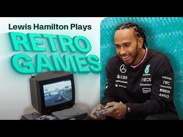 Lewis Hamilton Plays Retro Video Games from His Childhood! 🎮