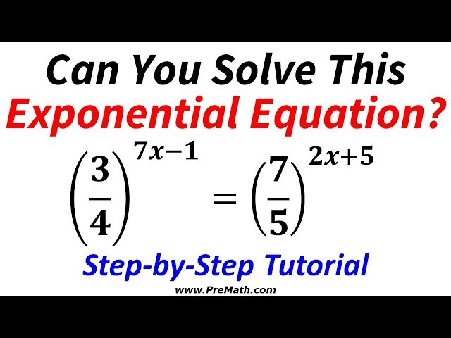 How to Solve Exponential Equations with Fractional Bases: Step-by-Step Tutorial