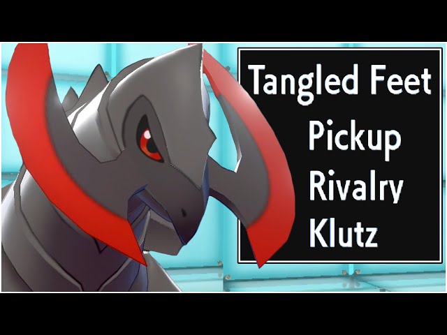 FULL NEVER USED POKEMON ABILITY TEAM! Tangled Feet, Klutz, Pickup, Rivalry - Pokemon Scarlet Violet
