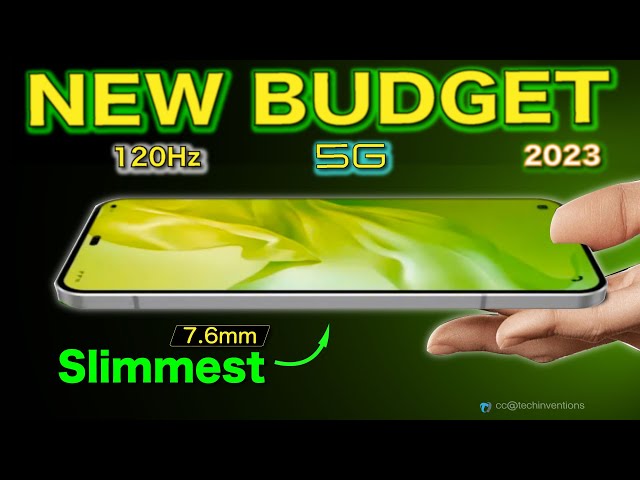 TOP 5 : New Budget Slimmest Phones Phone 2023 #december_2023  #budgetphone2023 #midrange #slimmest