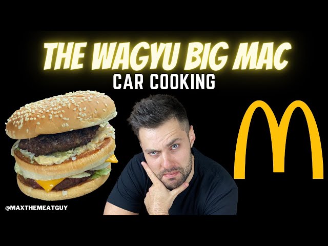 The WAGYU Big Mac (Car Cooking pt4) #shorts