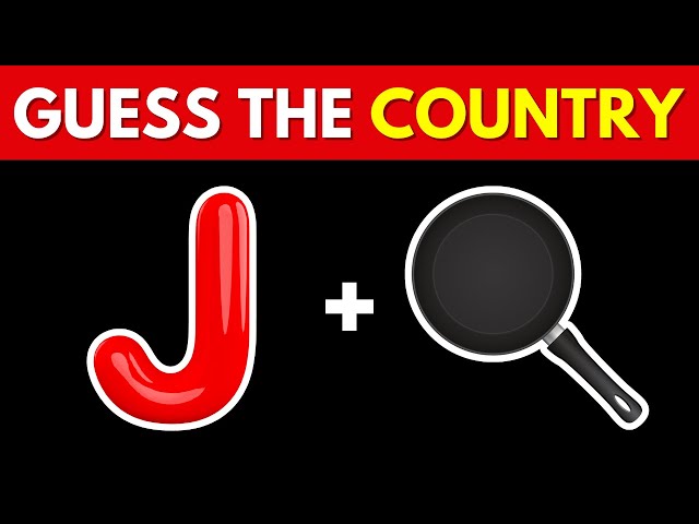 Can You Guess The Country By Emoji?🤔🌍| Emoji Quiz