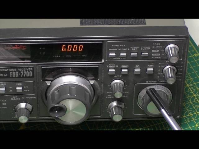 Yaesu FRG-7700 HF receiver troubleshooting Part 1