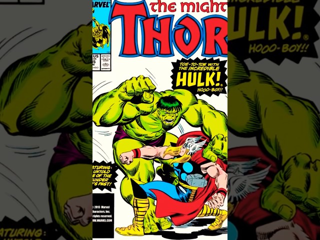 Classic Hulk vs Thor Battle