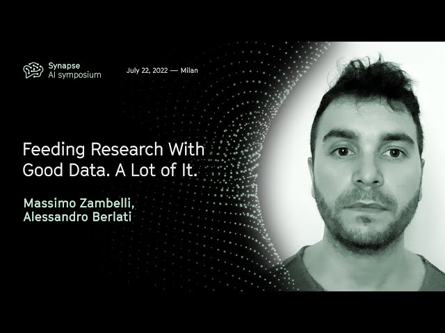 Synapse 2022 | Feeding research with good data. A lot of it.