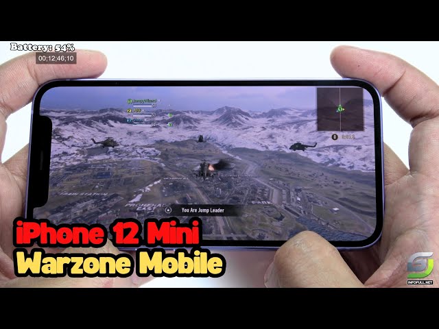 iPhone 12 Mini test game Call of Duty Warzone Mobile | Apple A14 Bionic