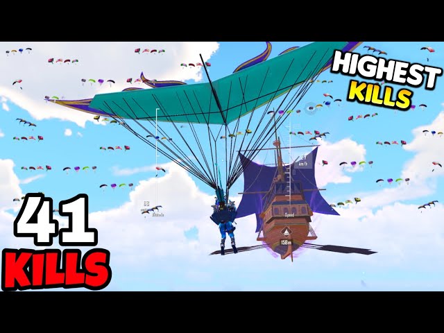 My *Highest* Kills Record in This NEW Mode in BGMI • (41 KILLS) • BGMI Gameplay