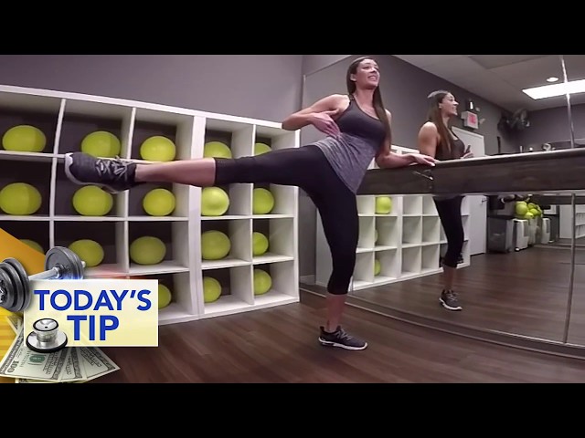 Tone your core and lower body!  Today's Tip