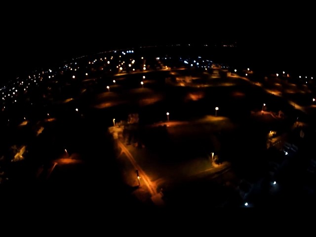 Eachine E520S GPS Drone Night Flight - DJI Mavic Mini Clone
