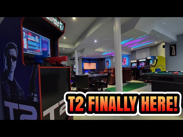 Huge gameroom update: ARCADE1UP T2 finally lands in the mancave - Its Judgement Day!