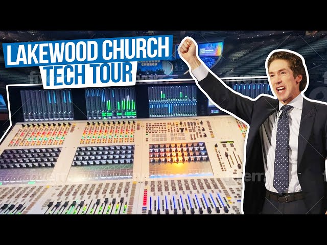 BEHIND THE SCENES…It’s MIND-BLOWING ! | Lakewood Church TECH TOUR