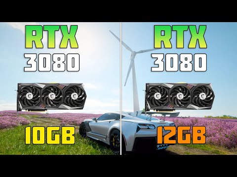 RTX 3080 12gb vs RTX 3080 10gb  - 8 Games Test