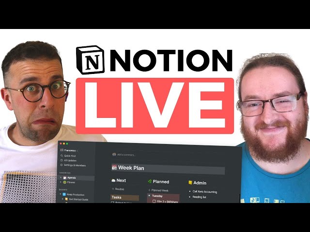 Notion Live | Agenda View Upgrade